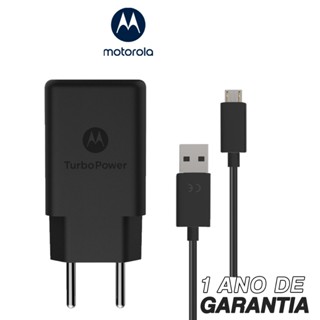 Carregador De Parede Motorola Turbo Power 15w - Cabo Micro Usb