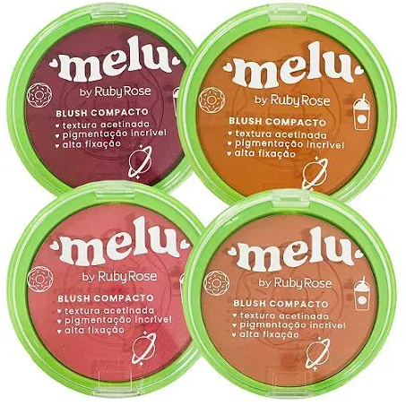 Blush Compacto Melu by Ruby Rose 10g em Oferta na Shopee
