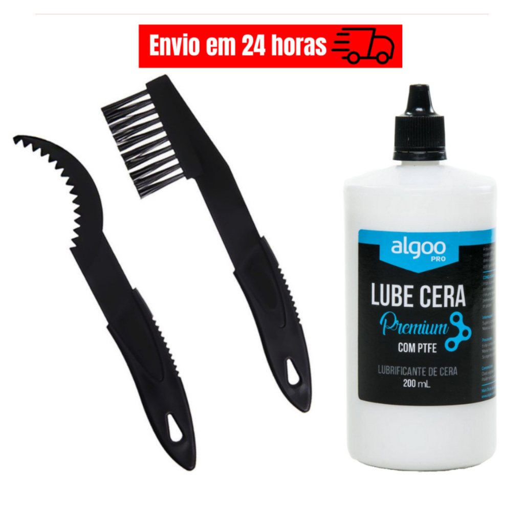 Escova Limpador E Raspador K7 Catraca Corrente Bike Lubrificante Algoo Cera Oleo Bicicleta 25ml / 60ml / 200ml Ultra Performance em Oferta na Shopee