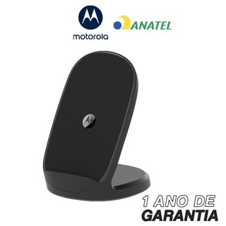 Base Motorola 15W Carregador por Indução Wireless Moto Turbo Power Preto em Oferta na Shopee
