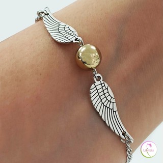 Pulseira Bijuteria Pomo de Ouro Harry Potter Prata