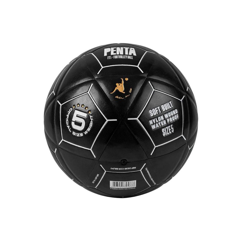Bola Penta de Futvolei Altinha Futmesa Profissional Preta Ft5 Futevolei Futvoley em Oferta na Shopee
