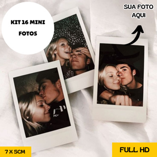Kit 16 Mini Fotos Revelação Personalizada - Envio Rápido em Oferta na Shopee