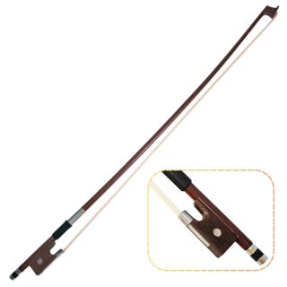 Arco de Violino Clássico 4/4 - 3/4 - 1/2 - 1/8 - Guarnição Cromada - Crina Mongol - GIUS01
