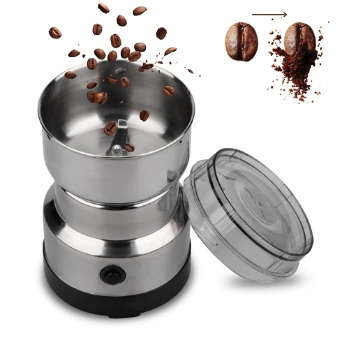 Imagem Moedor De Café Grãos Sementes Elétrico Automático Gourmet Profissional Em Aço Inox ---22087