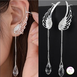 Brincos Bijuteria Asas de Anjos com Pingente - Liga Metálica em Oferta na Shopee