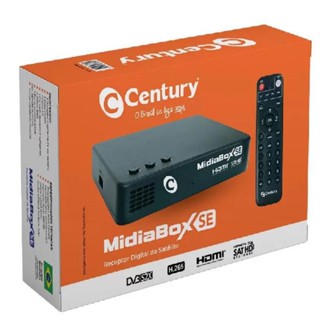 Receptor Midiabox Century SE Midia Box 5g Hdtv Sat Regional Lançamento
