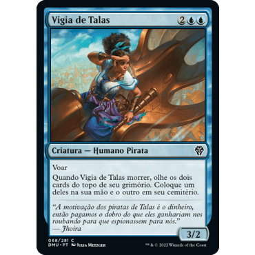 Vigia de Talas (FOIL) (Humano / Pirata) - Magic The Gathering