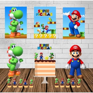 kit festa em casa Mário Bros em Oferta na Shopee