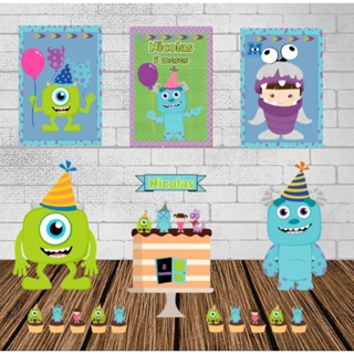 kit festa em casa Monstros Sa em Oferta na Shopee