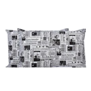 Kit 2 Fronha de Travesseiro Estampada 50cm x 70cm 100% ALGODÃO 160fios com Zíper em Oferta na Shopee