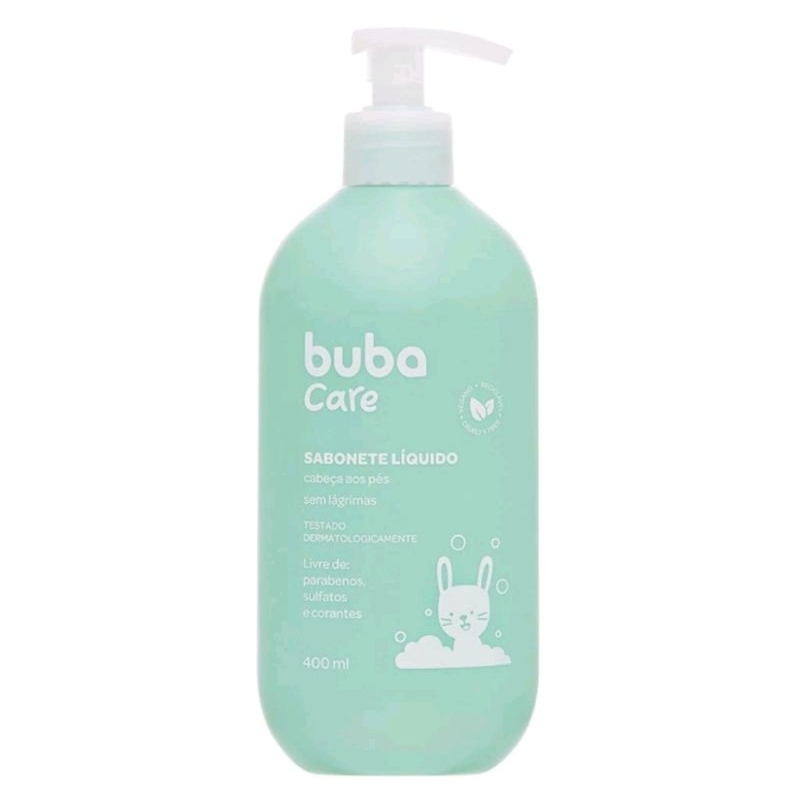 Sabonete líquido da cabeça aos pés 400ml Buba care