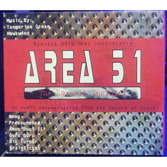 AREA 51 - The Roswell Incident - Vários ArtistaS - CD Duplo digipack importado USA