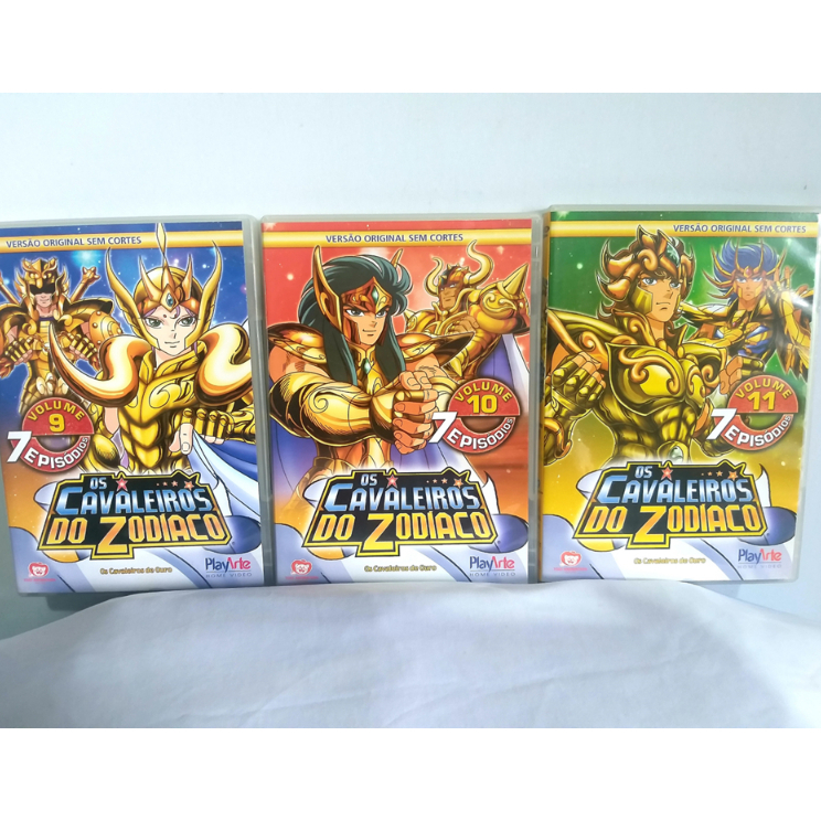 Dvd Os Cavaleiros do Zodíaco Box 3 Santuário - O inicio, Original playarte