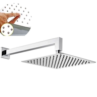 Ducha Chuveiro Inox Quadrado 20x20cm Com Braço 40cm 14933 em Oferta na Shopee