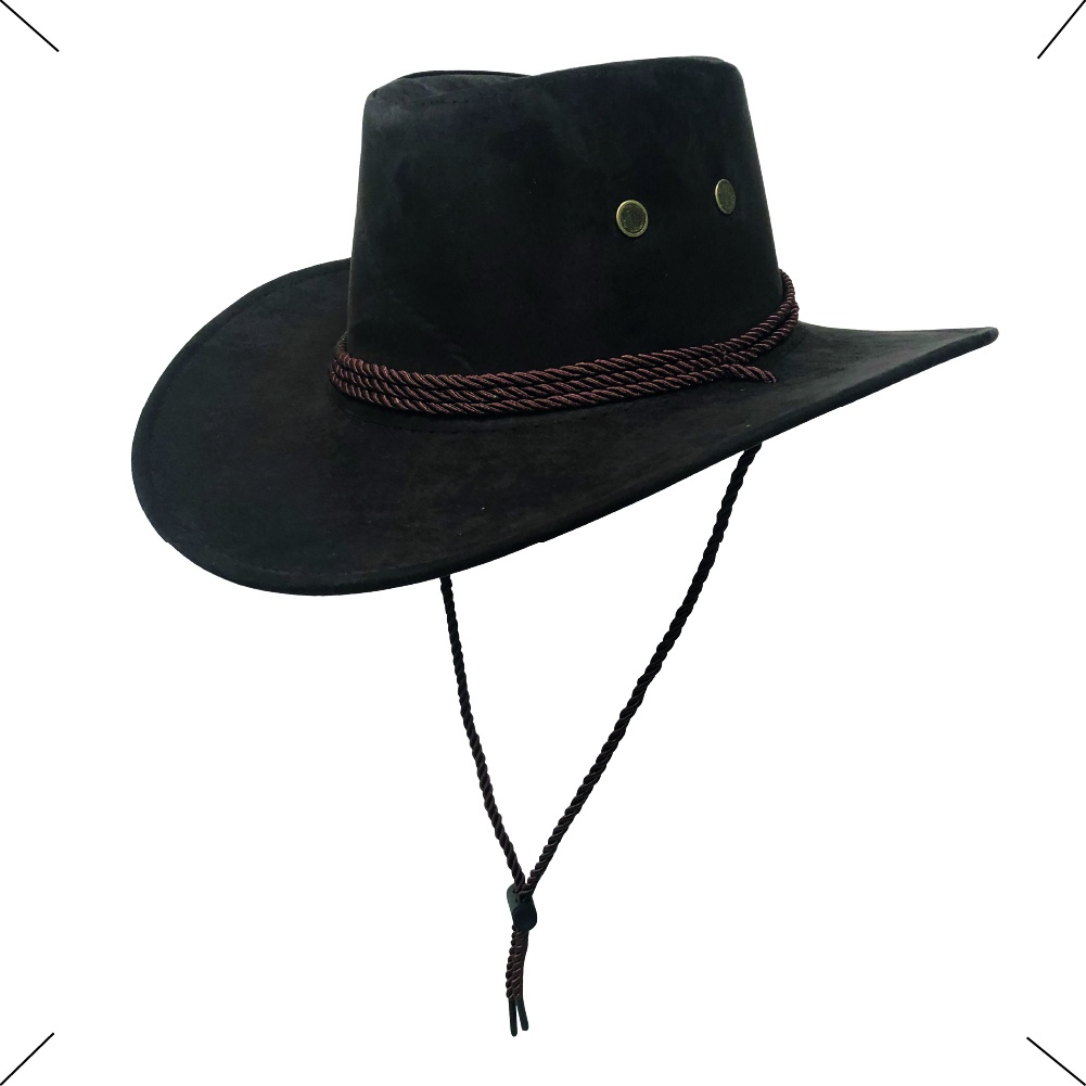 Chapeu Cowboy Rodeio Boiadeiro Unissex Barretos Festa Peao Cordinha Pescoço Estilo Country em Oferta na Shopee