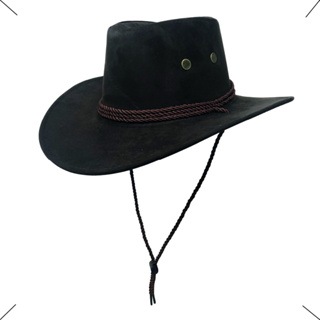 Chapeu Cowboy Rodeio Boiadeiro Unissex Barretos Festa Peao Cordinha Pescoço Estilo Country em Oferta na Shopee