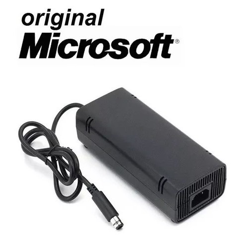 Fonte *** **110 VOLTS **100% ORIGINAL***  Xbox 360 - Super Slim Microsoft 1 PINO