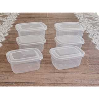 Kit com 6 Potes 1300ml Transparentes