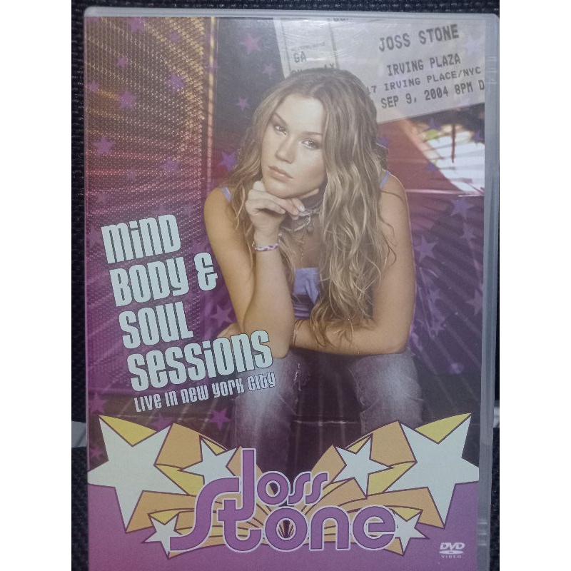 Dvd - Joss Stone - Mind Body & Soul Sessions (Seminovo)