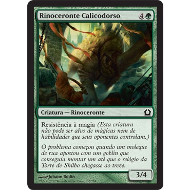 Rinoceronte Calicodorso (FOIL) - Magic The Gathering