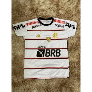 Camisa Flamengo Branco Time de Futebol