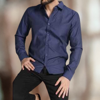CAMISA SOCIAL MASCULINA,manga longa