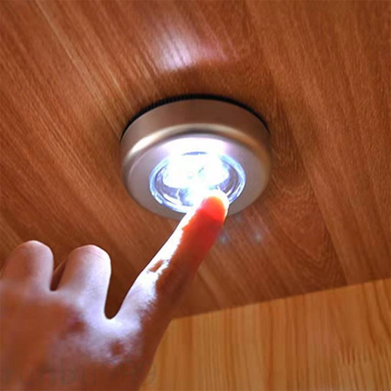 5 PCS Lâmpada Adesiva de Emergência com 3 LEDs Lampada Pequena para Corredor/Closet/Parede...
