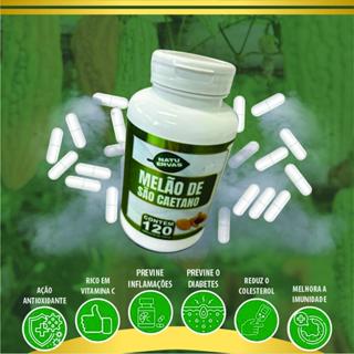 Melão de São Caetano 120 Cápsulas 500 mg - Antiviral, Glicemia, Imunidade