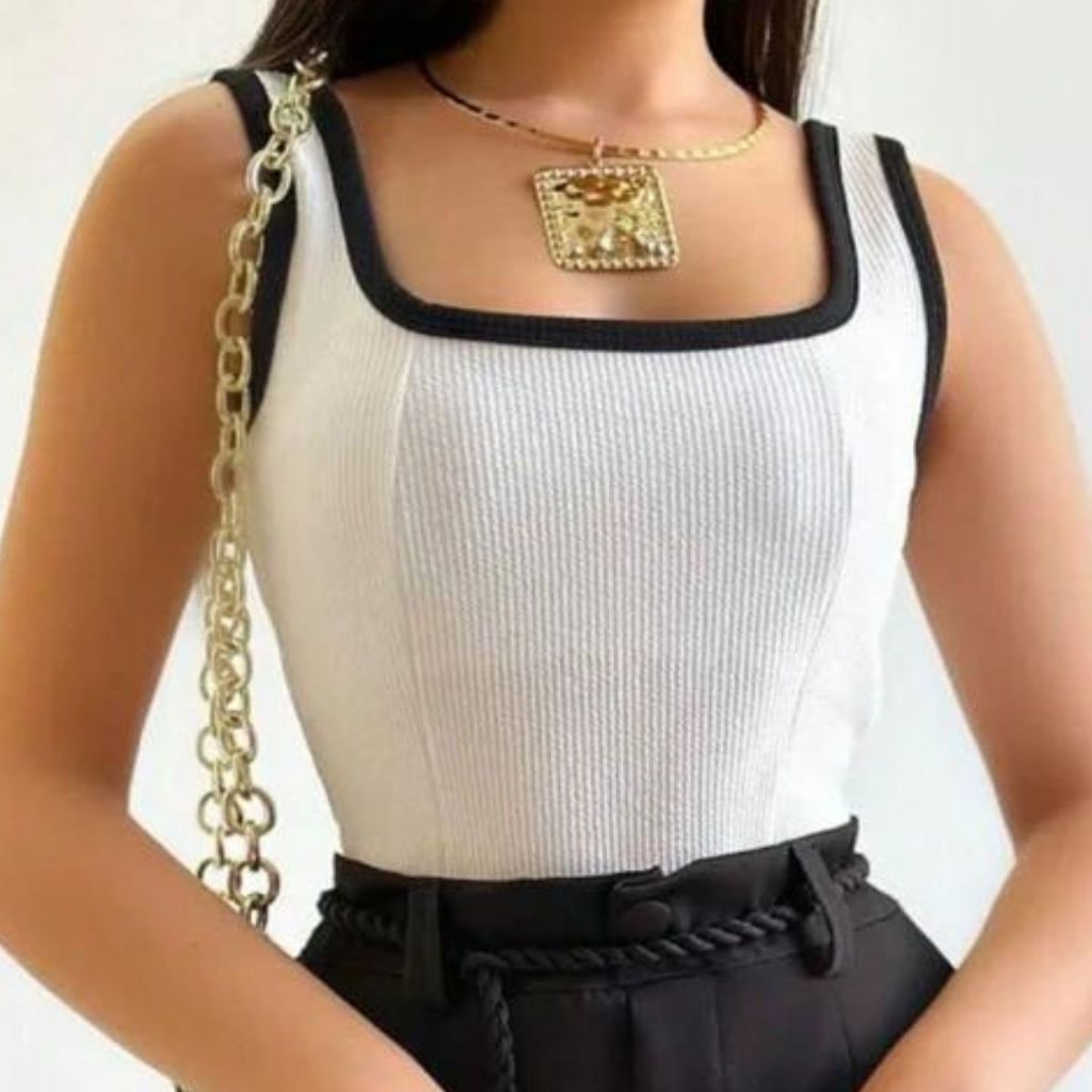 Body de em U Old Money Zara em anarruga