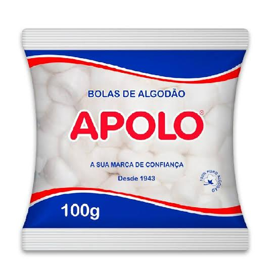 Bolas De Algodão 100% algodão Apolo 100g