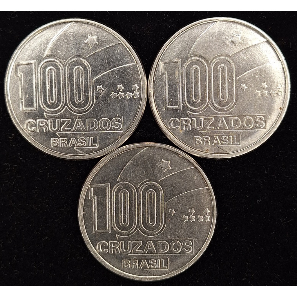 Brasil 100 Cruzados 1988 Série Axé Centenário Da Abolição Pai/mãe/Filho