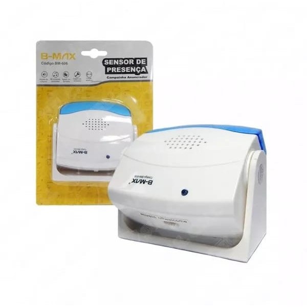 Sensor De Presença Campainha Anunciador Sem Fio 36 Toques Premium em Oferta na Shopee