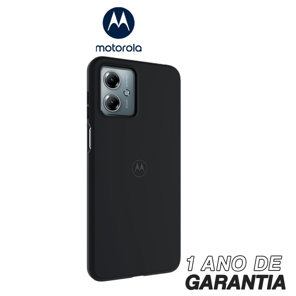 CAPA PROTETORA ORIGINAL MOTOROLA ANTI IMPACTO G14 PRETA em Oferta na Shopee