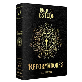 Bíblia de Estudo Reformadores | KJF | Letra Normal | Preta em Oferta na Shopee