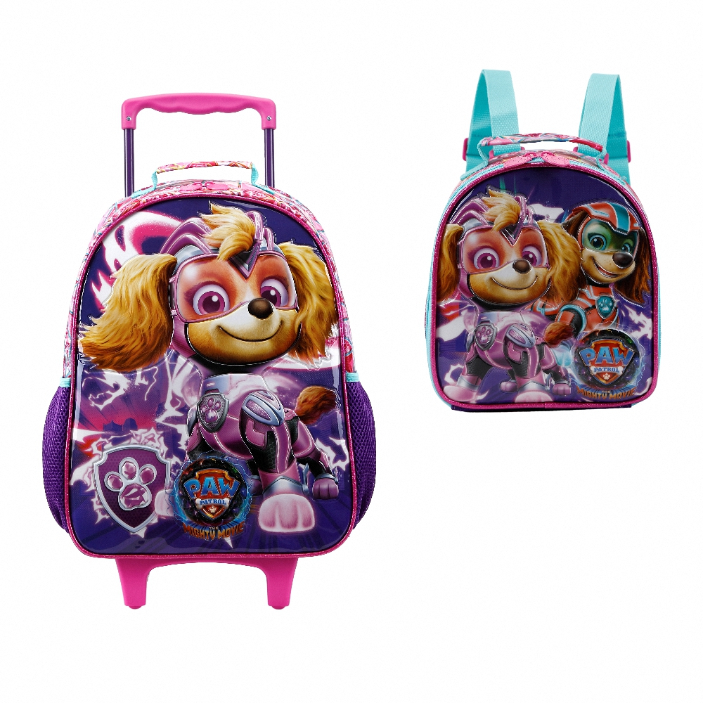 Kit Mochilete e Lancheira Patrulha Canina Paw Patrol Filme R2 Skye Ref:11790 e 11794 Xeryu's
