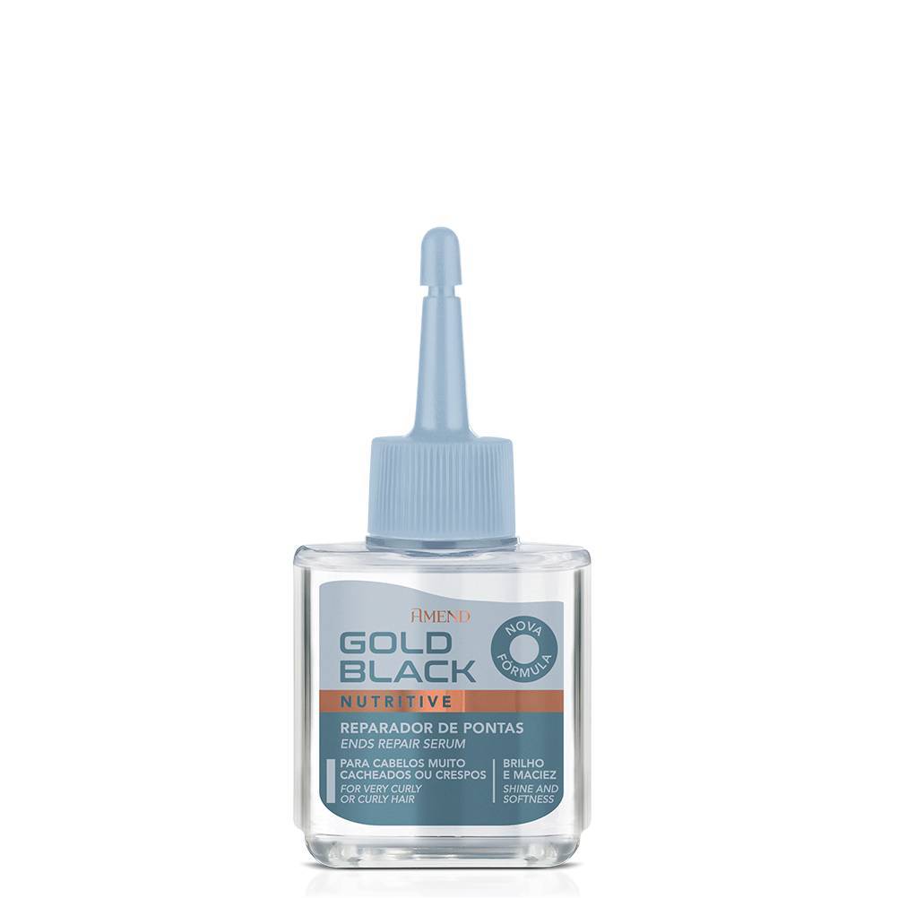 Amend Reparador Gold Black Nutritivo 30ml em Oferta na Shopee
