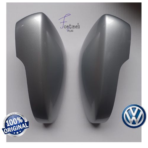 Capa Retrovisor Up/voyage/polo/saveiro/gol/fox C/f Pisca Prata