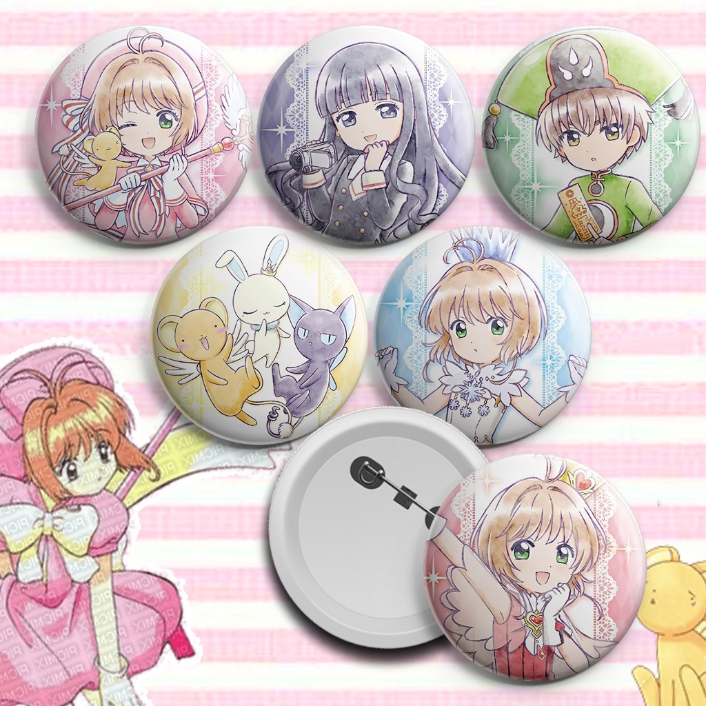 Bottons Cardcaptor Sakura - broche alfinete boton bottom button pin em Oferta na Shopee