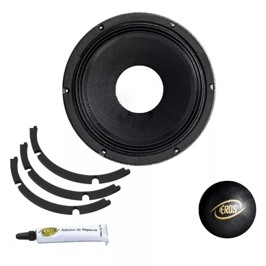 Kit Reparo Original Eros 10 Pol. E-410 Xh Black 8 Ohms em Oferta na Shopee