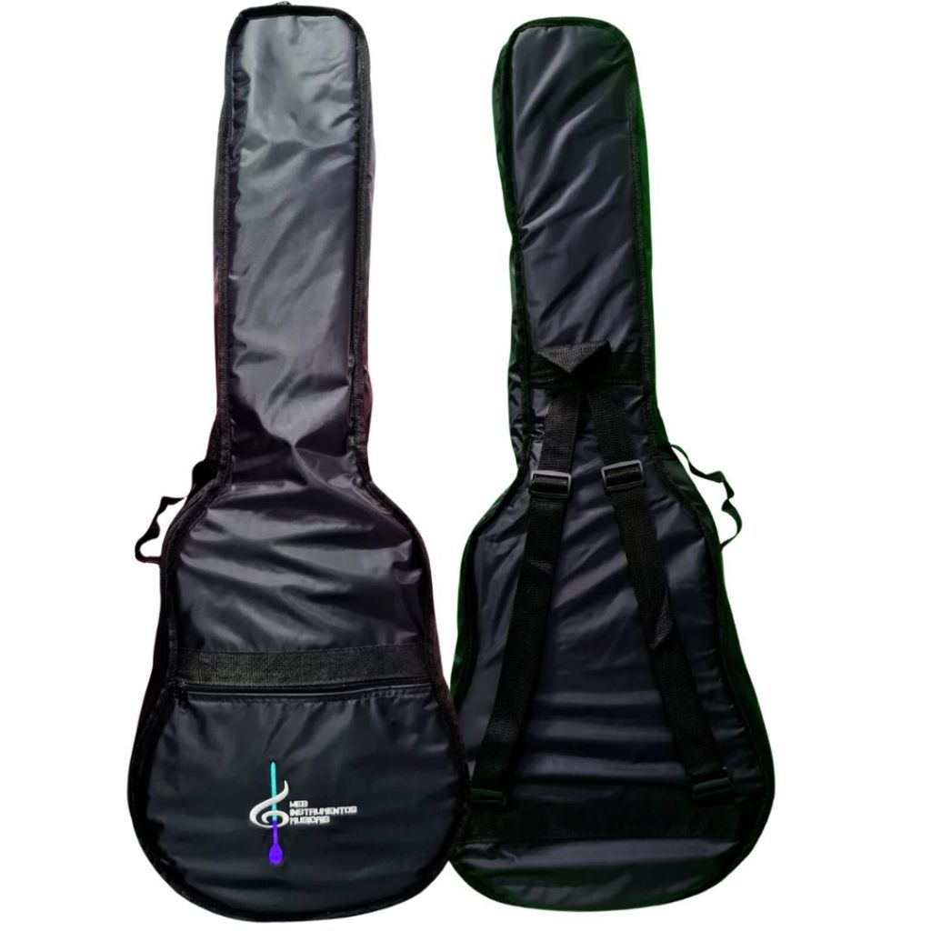 Capa Bag Luxo Para Violão Forrada Nylon Web Instrumentos