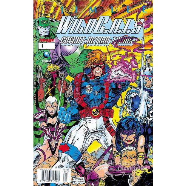 HQ Image Wild C.A.T.S Covert - Action - Teams Jim Lee ( Wild Cats . Raridade )
