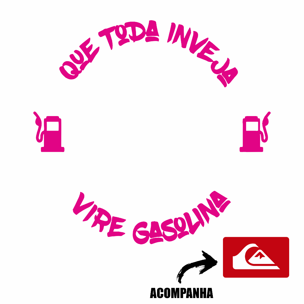 Adesivo De Moto Que Toda Inveja Vire Gasolina Tanque em Oferta na Shopee