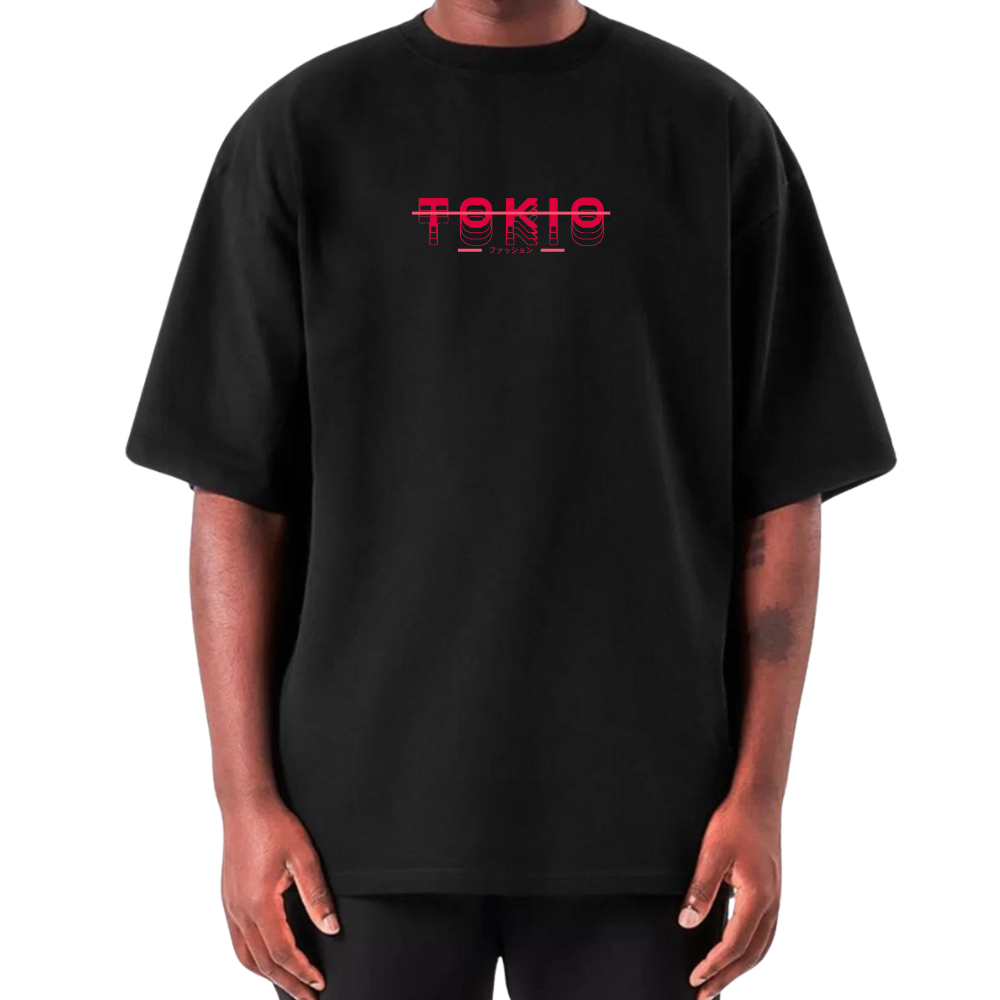 Camiseta Streetwear Estampado Tokyo Camisa Oversized Premium Lançamento