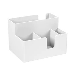 Porta Guardanapos E Sachês - Coza Casual Branco