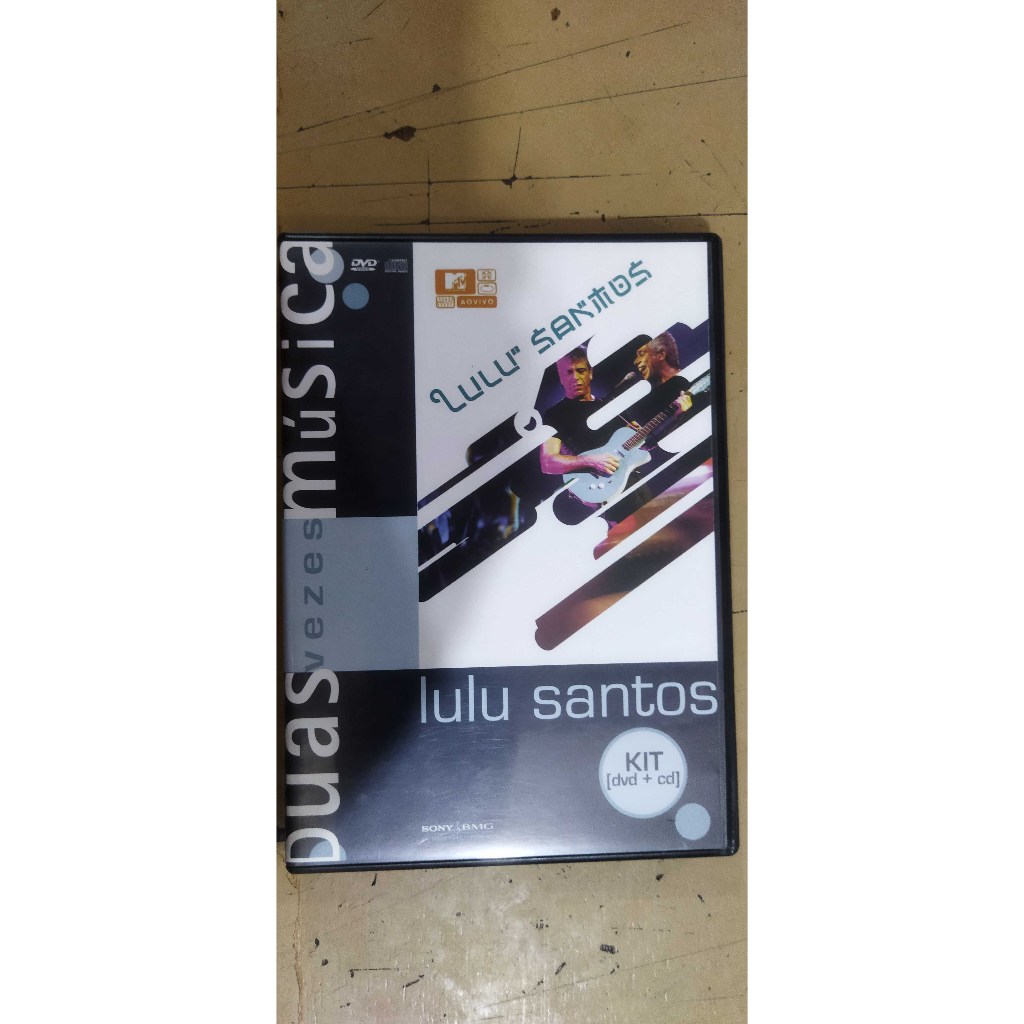DVD Mtv ao vivo Lulu Santos Duas Vezes Música
