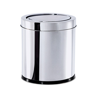 Lixeira Basculante Brinox - Decorline 5,4 Litros Aço Inox Polido em Oferta na Shopee