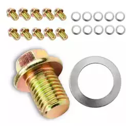 Parafuso bujão de óleo Dreno do Carter M12 M13 M14 Motos Yamara kit com 10 peças