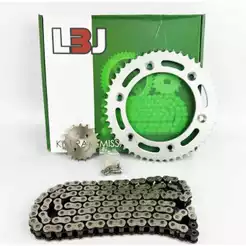 Kit Relação Transmissão Bros160 Xre190 Com Retentor Aço 1045