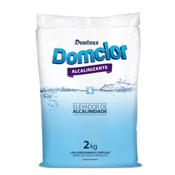 Alcalinizante 2Kg DomClor Elevador de Alcalinidade para Piscina Tratamento de Água